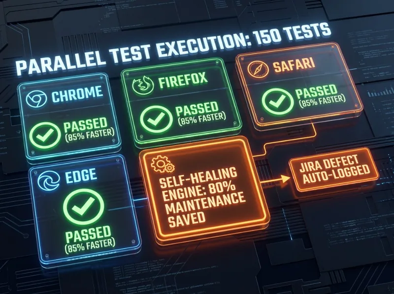 Case Study: Faster Regression with Parallel Runs and Self Healing QA Agent