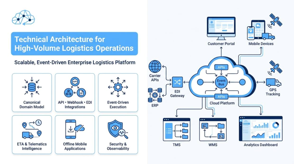 Technical Architecture for High-Volume Logistics Operations