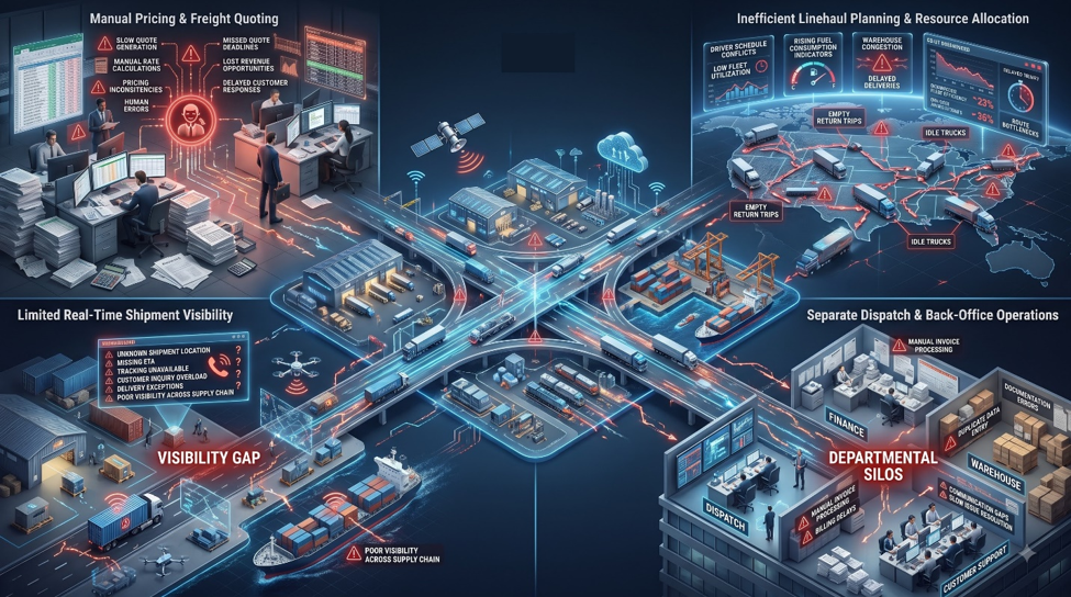 Challenges in transportation logistics