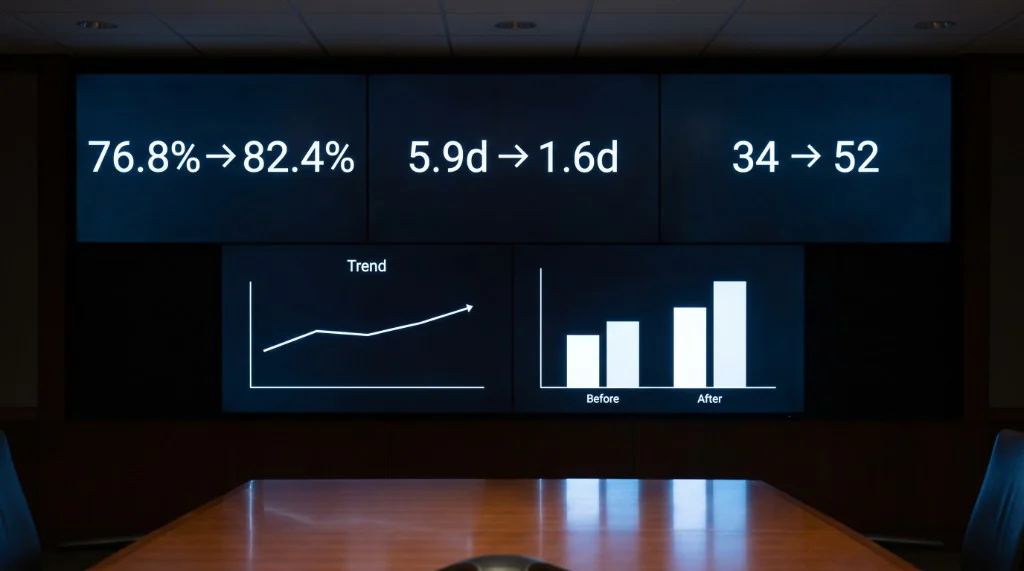 Program metrics for advising throughput, no-shows, and platform availability