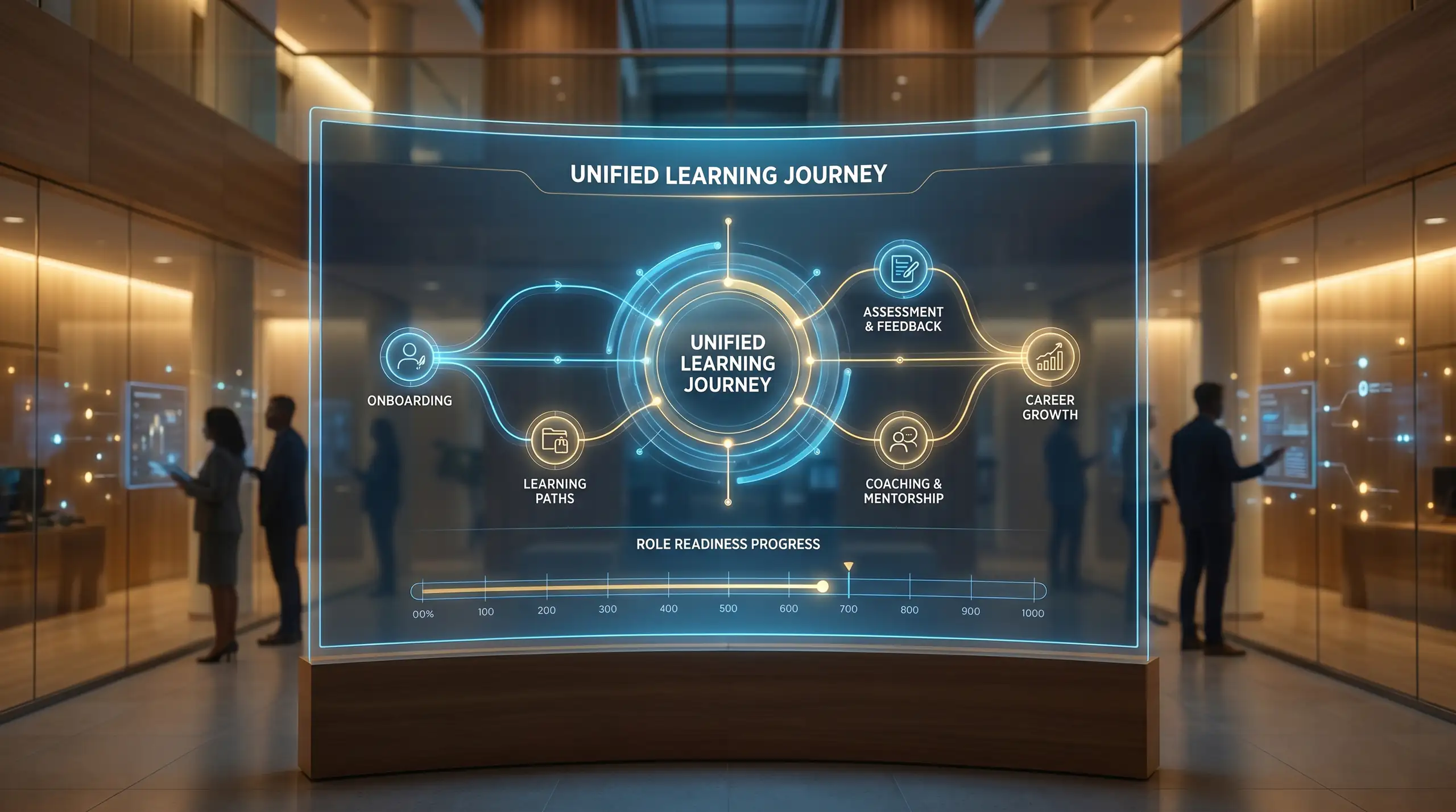 Learning operations teams using workforce learning platform software