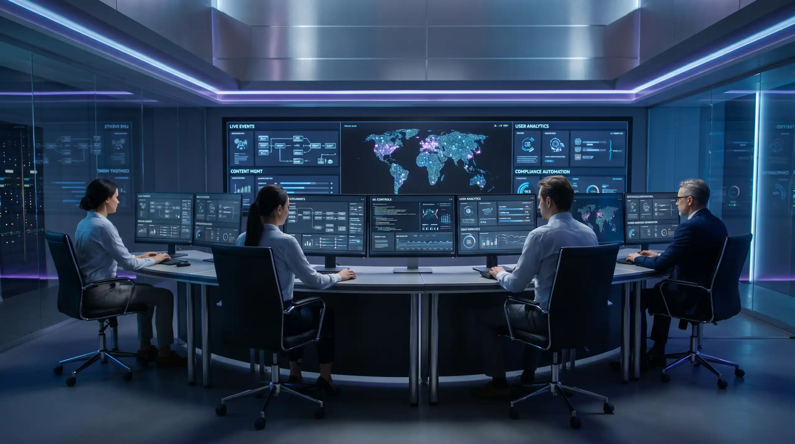 Live engagement OTT platform operations workbench