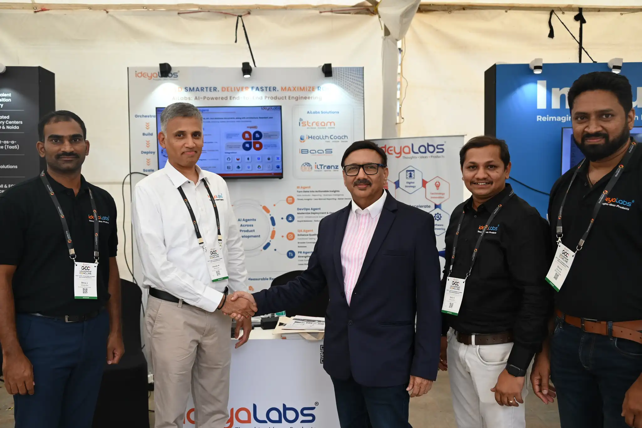 ideyaLabs team meeting and discussion at GCC Leadership Conclave