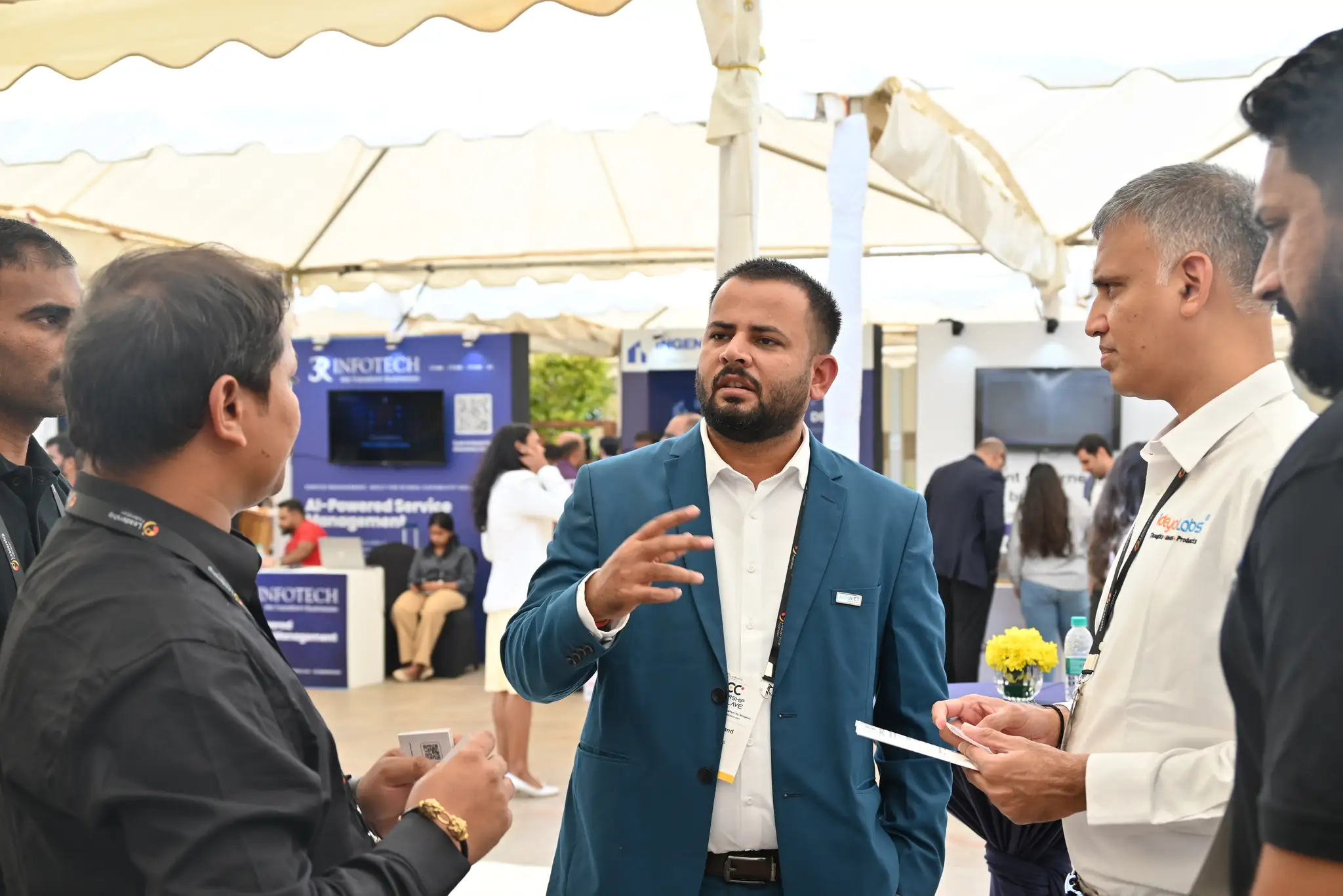 ideyaLabs team engaging in technical discussions at GCC Leadership Conclave