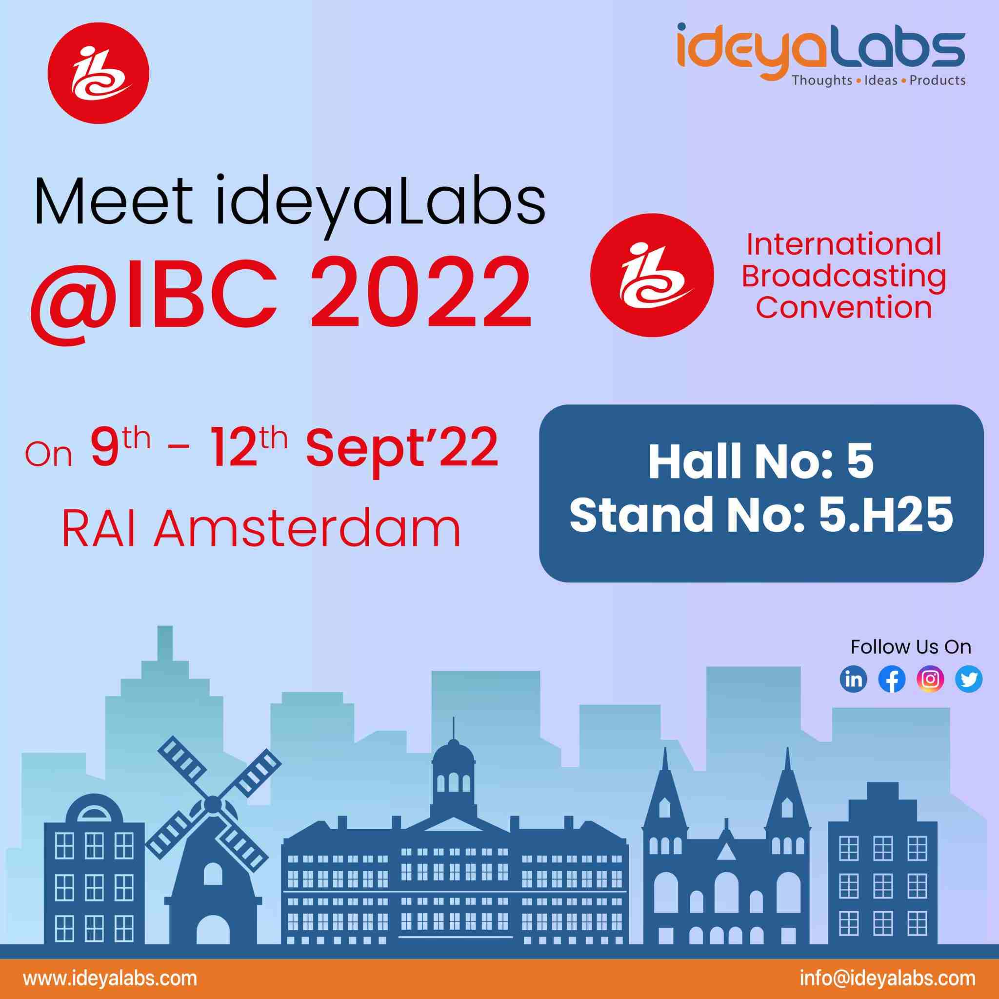 ideyaLabs to Showcase Innovations at IBC 2022